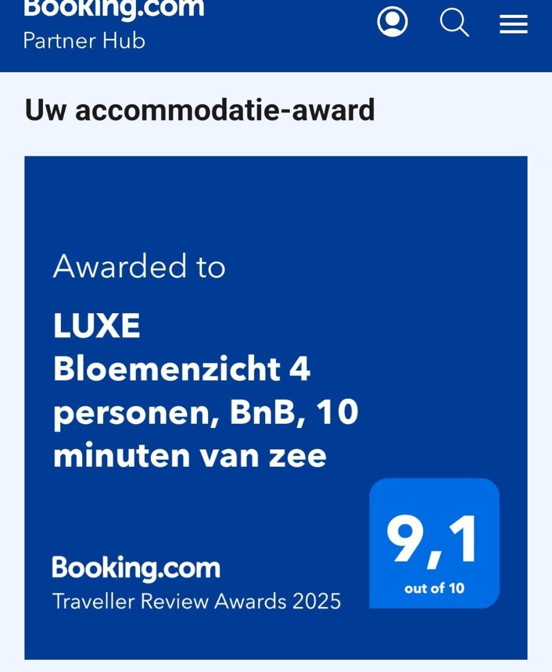 Luxe Bloemenzicht 4 Personen, Bnb, 10 Minuten Van Zee Breezand Exterior photo